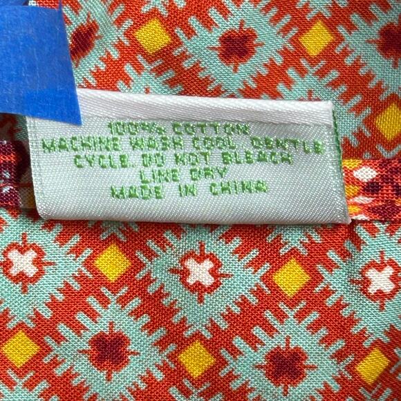 Vera Bradley Tote Bag Paprika Pattern Burnt Orange Quilted Toggle Close 13x11x4 - Picture 6 of 15